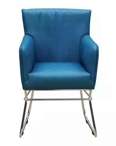 Dining Chair leather and metal