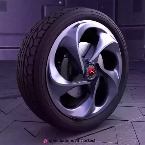 Car Wheel 3D model Car Wheel 3D model