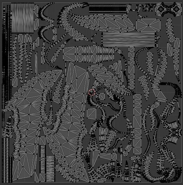 Chaos blades Low-poly 3D model_49