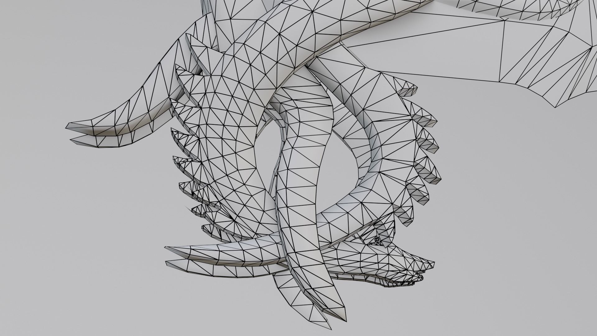 Chaos blades Low-poly 3D model_43