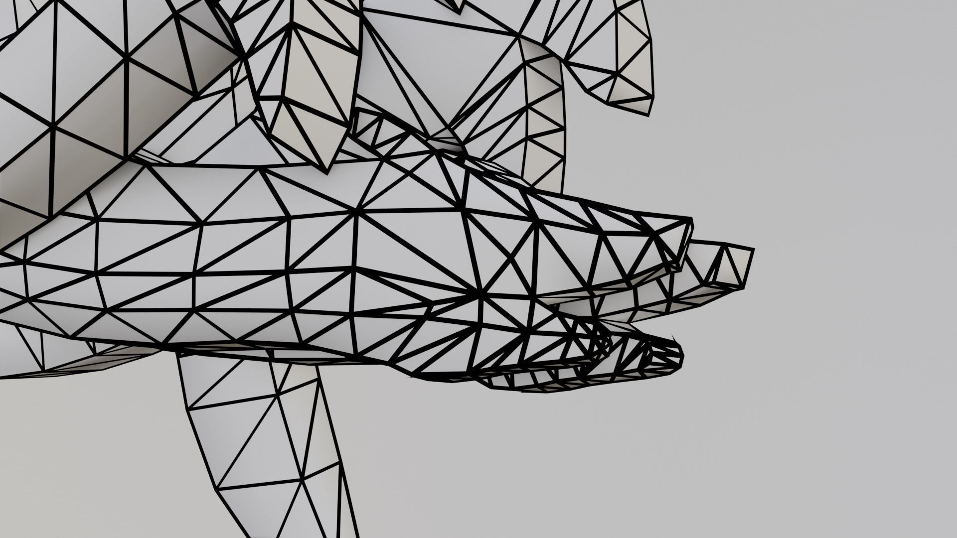 Chaos blades Low-poly 3D model_44