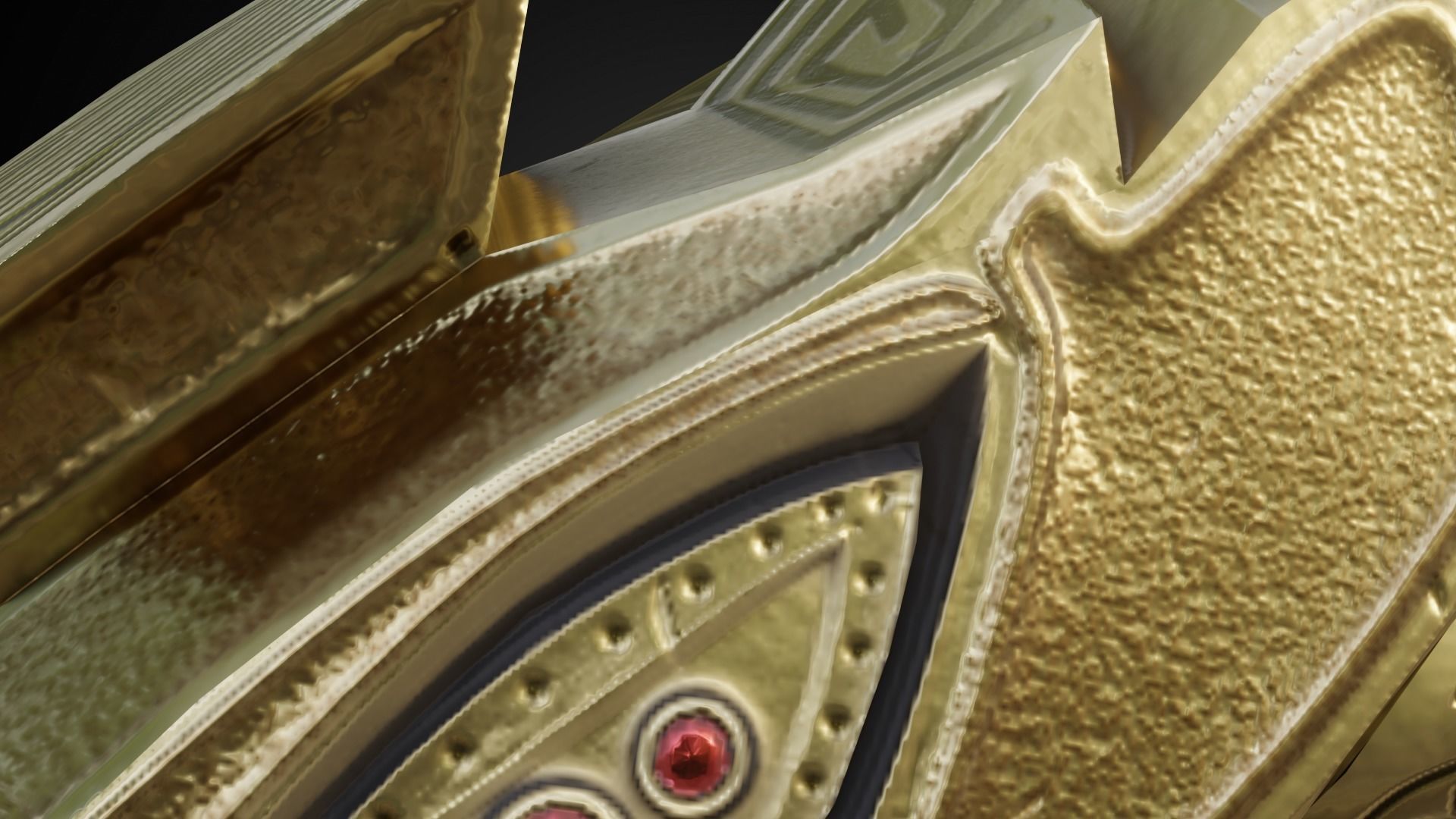 Chaos blades Low-poly 3D model_14