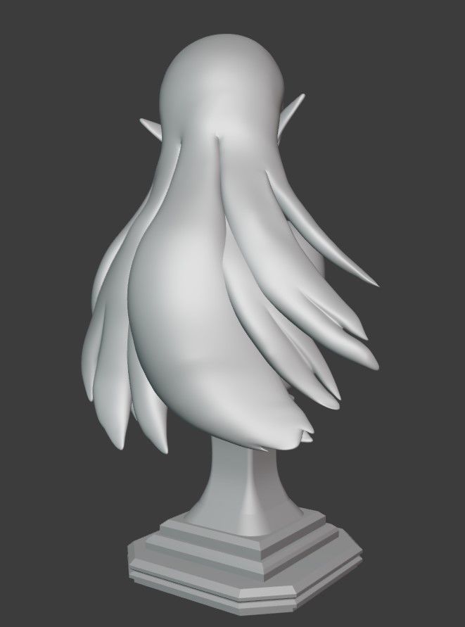 Zelda BOTW Printable Bust 3D print model_2