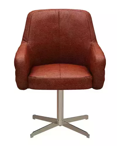 Dining Chair leather and metal