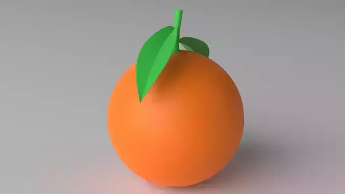 Cartoon Cute Orange Fruit