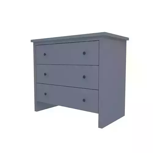 grey wood dresser