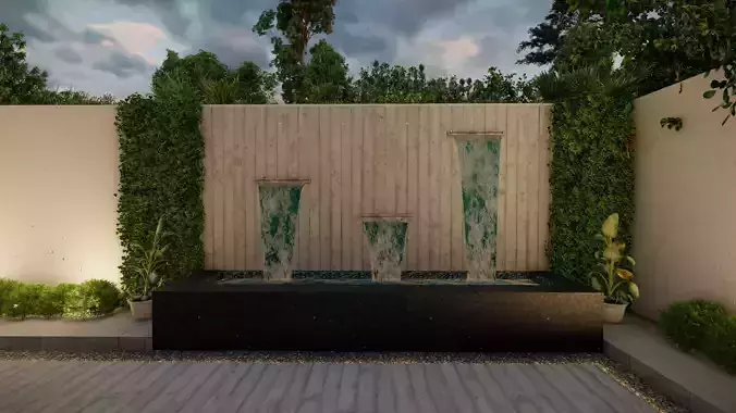 Waterbody water fountain