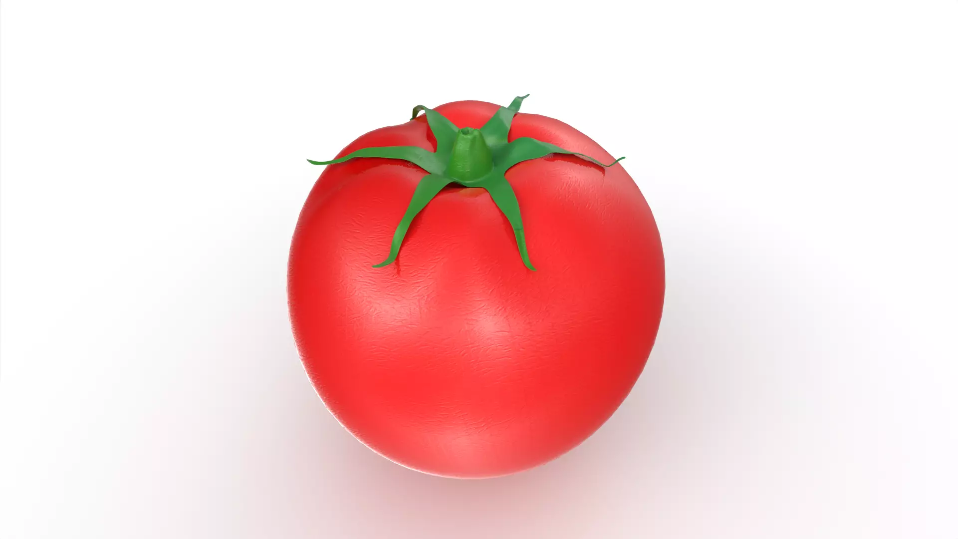 Red Tomato Free low-poly 3D model_0