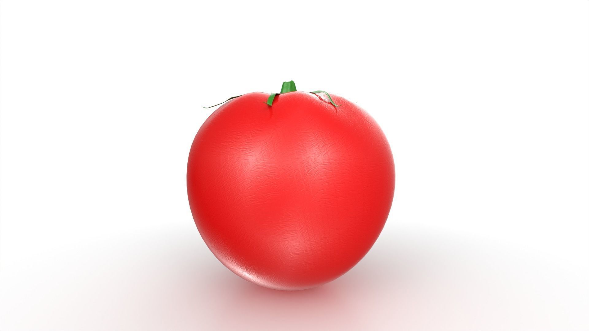 Red Tomato Free low-poly 3D model_3