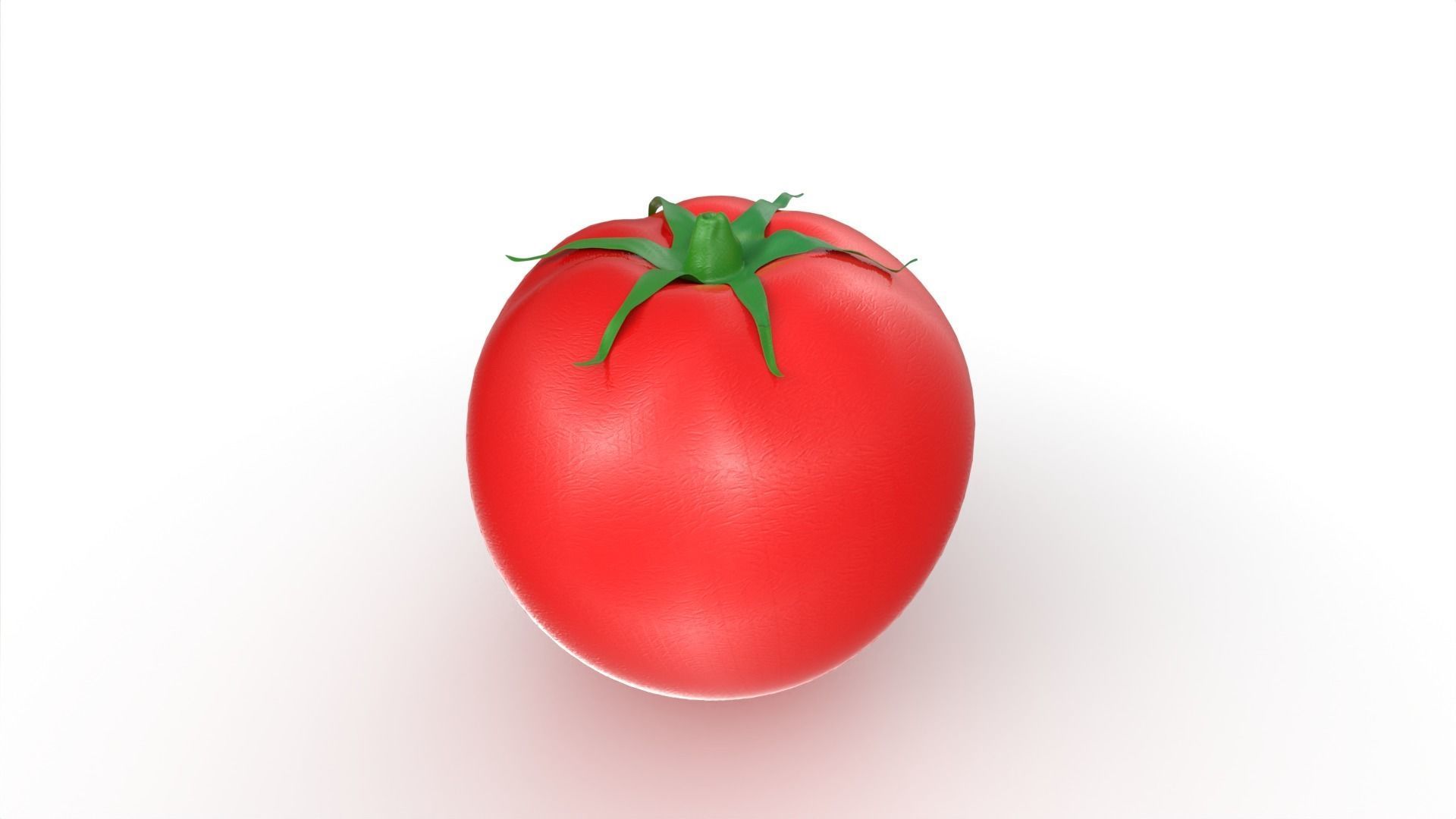 Red Tomato Free low-poly 3D model_2