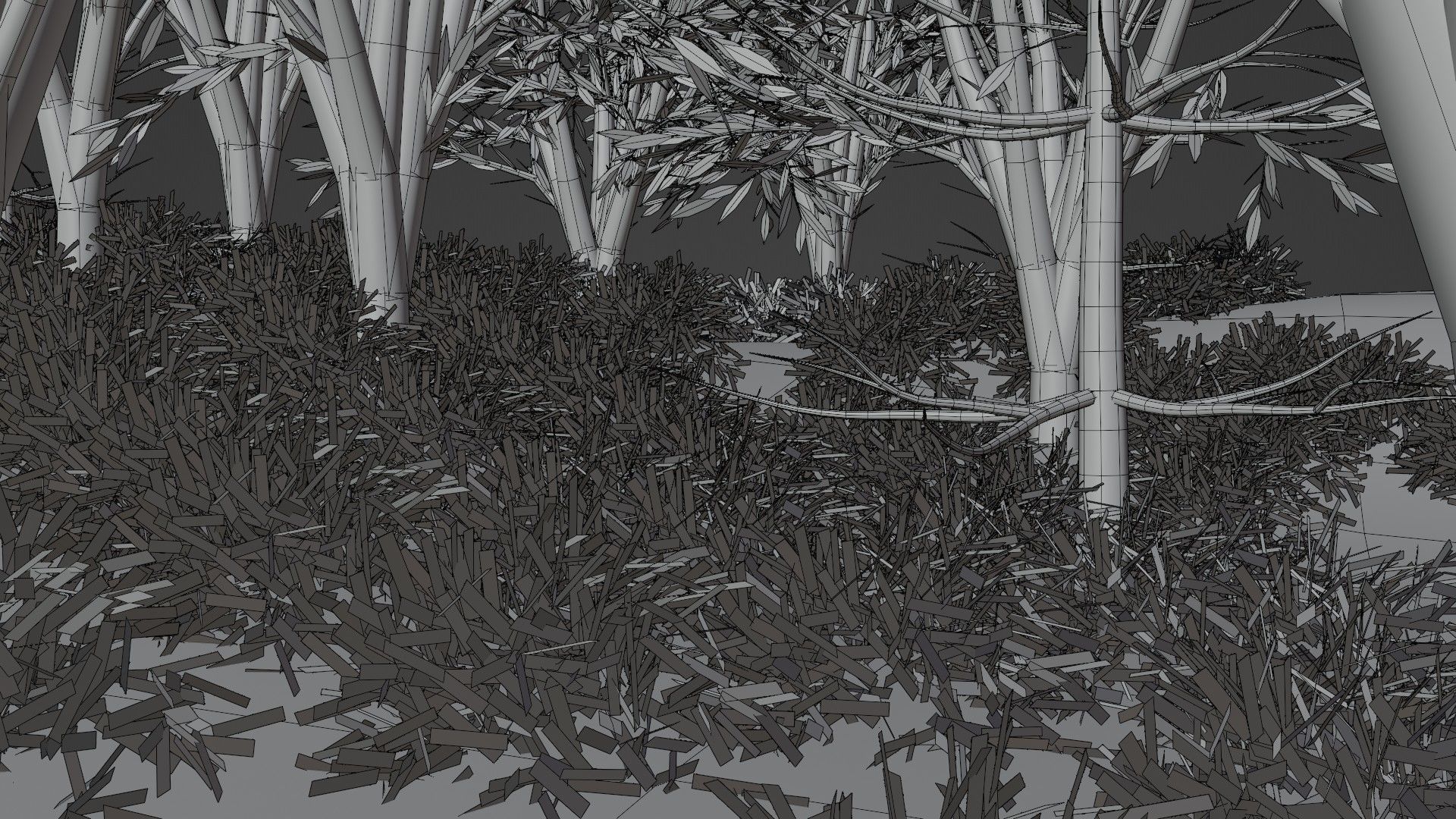 Forest Scene Free 3D model_8