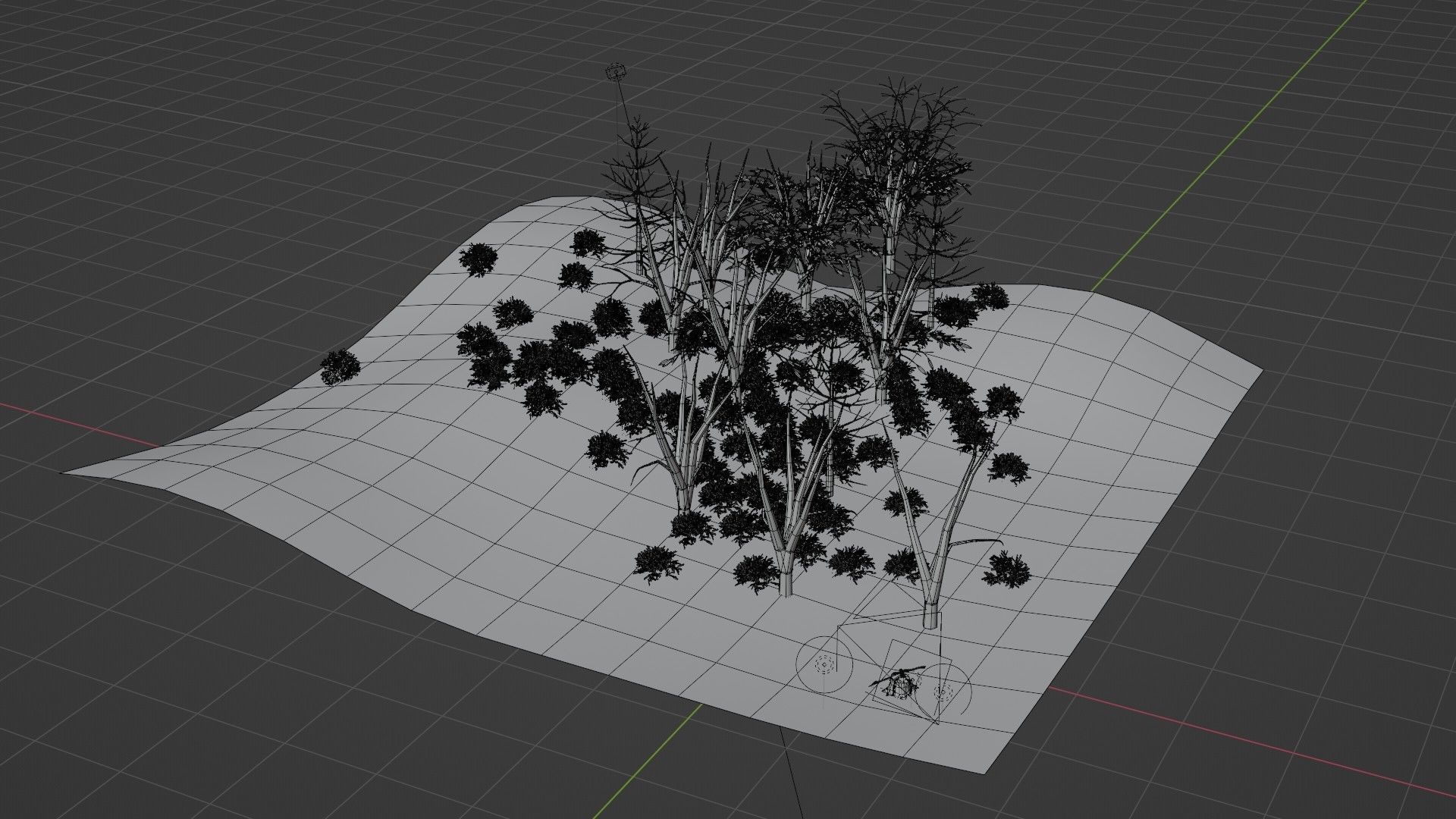 Forest Scene Free 3D model_5