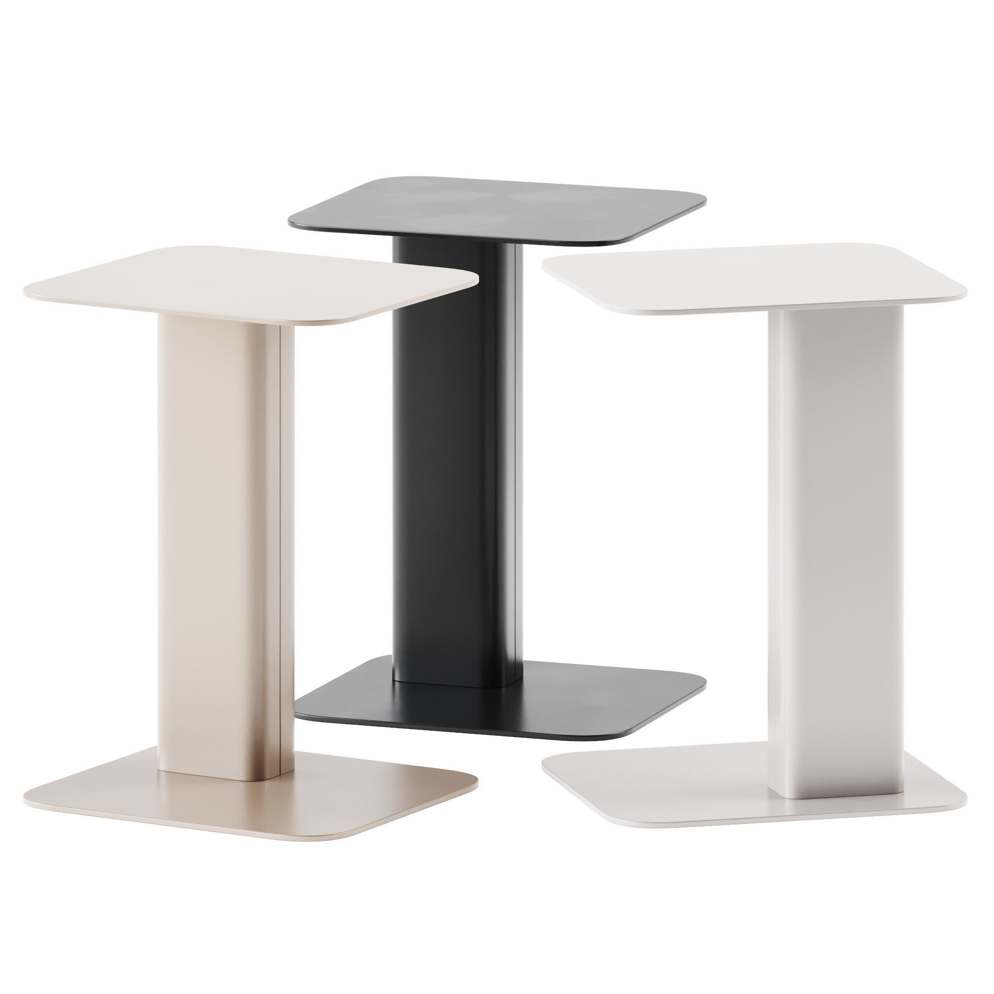 Kumo TW Side Table by IBEBI 3D model_1
