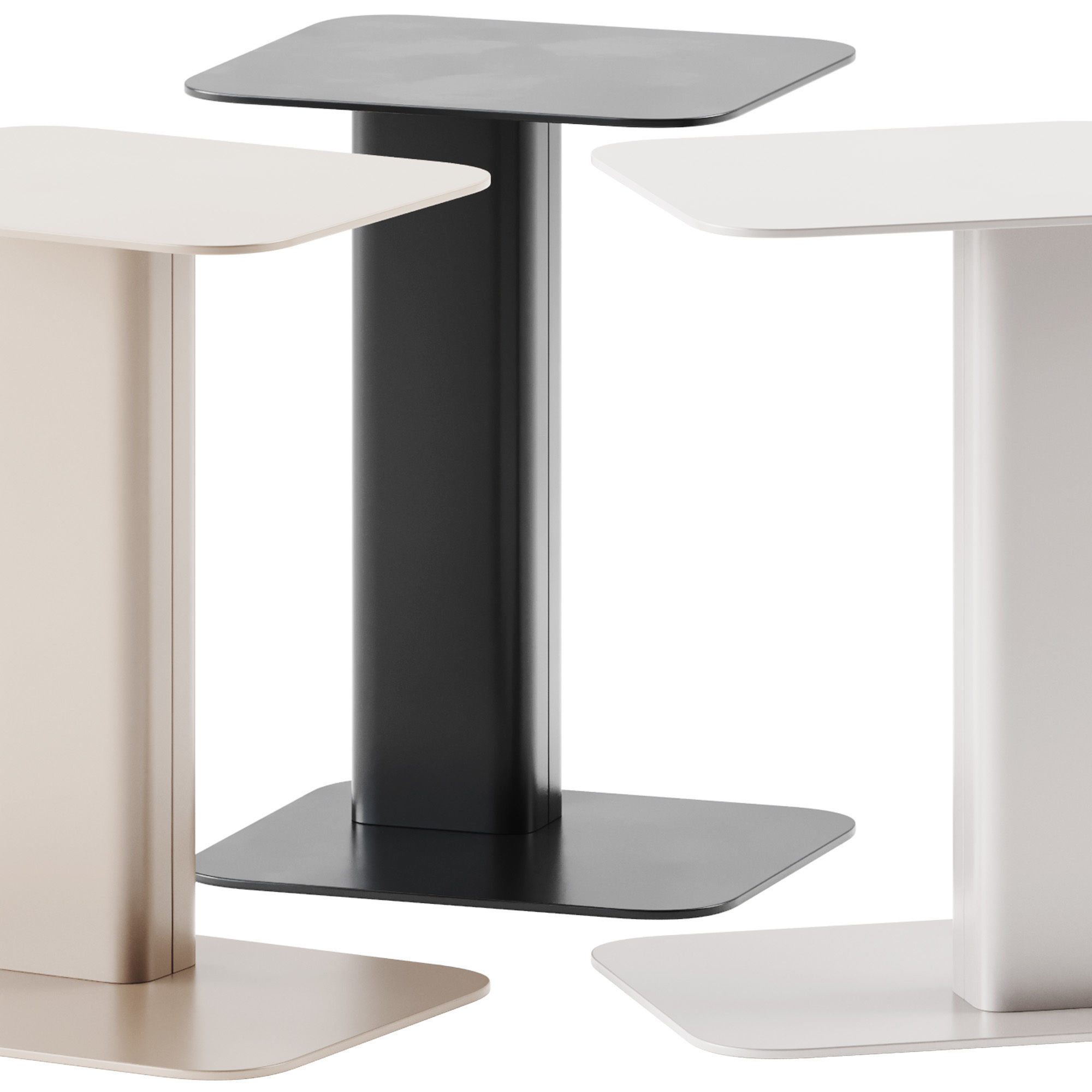 Kumo TW Side Table by IBEBI 3D model_2