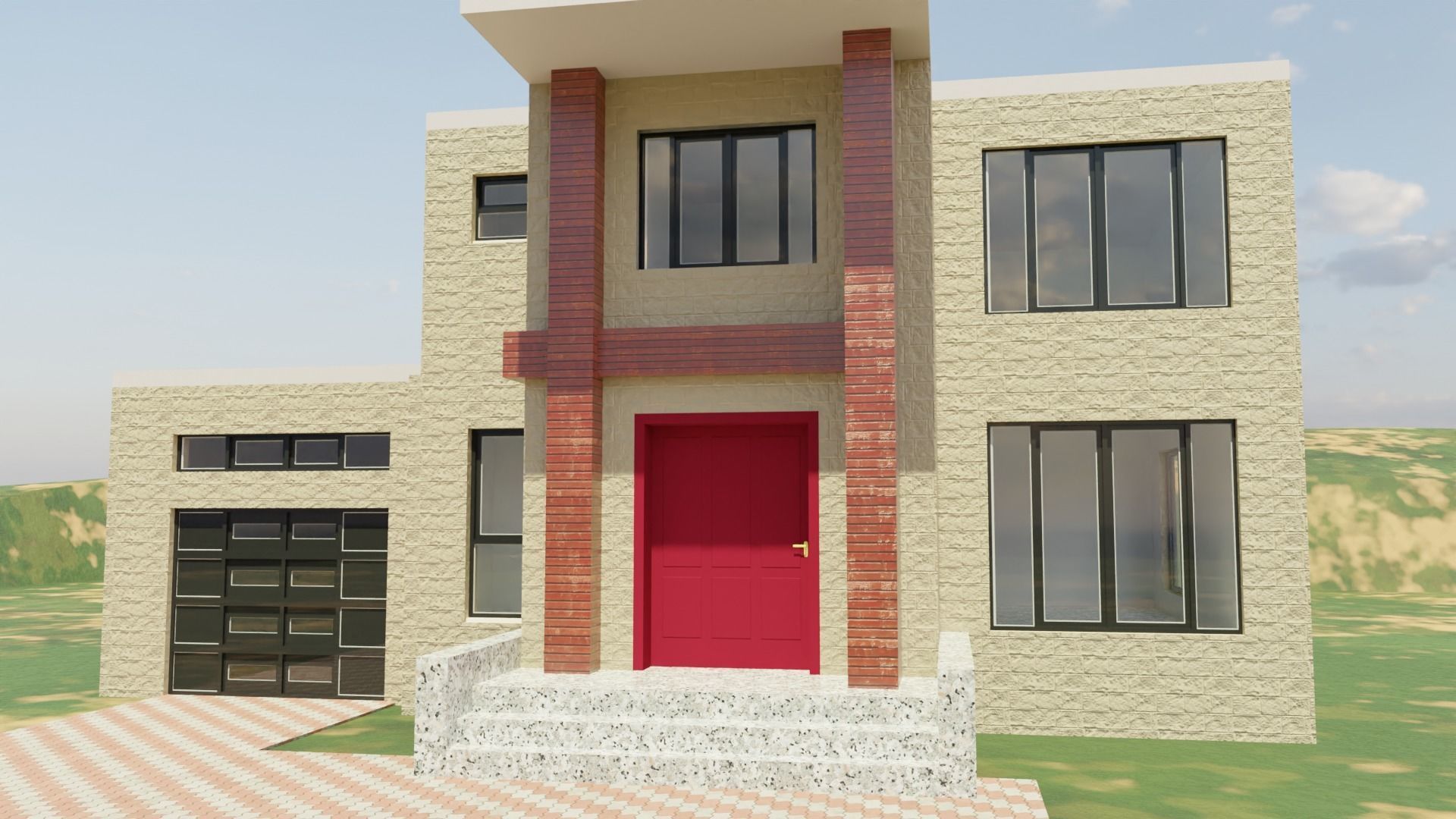 House Architecture 3D model_4