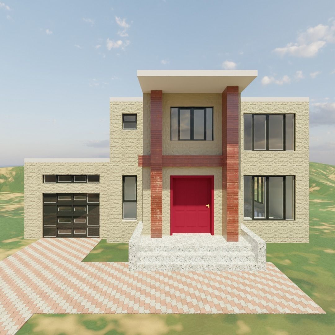 House Architecture 3D model_3
