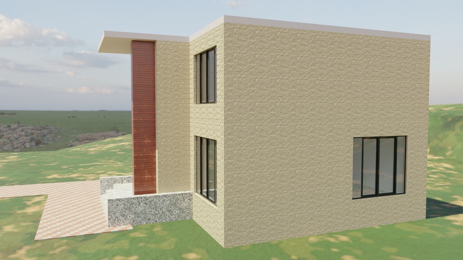 House Architecture 3D model_2