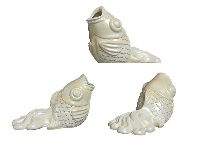 GoldFish 3D print model chinese koi fish figurine 3D print model