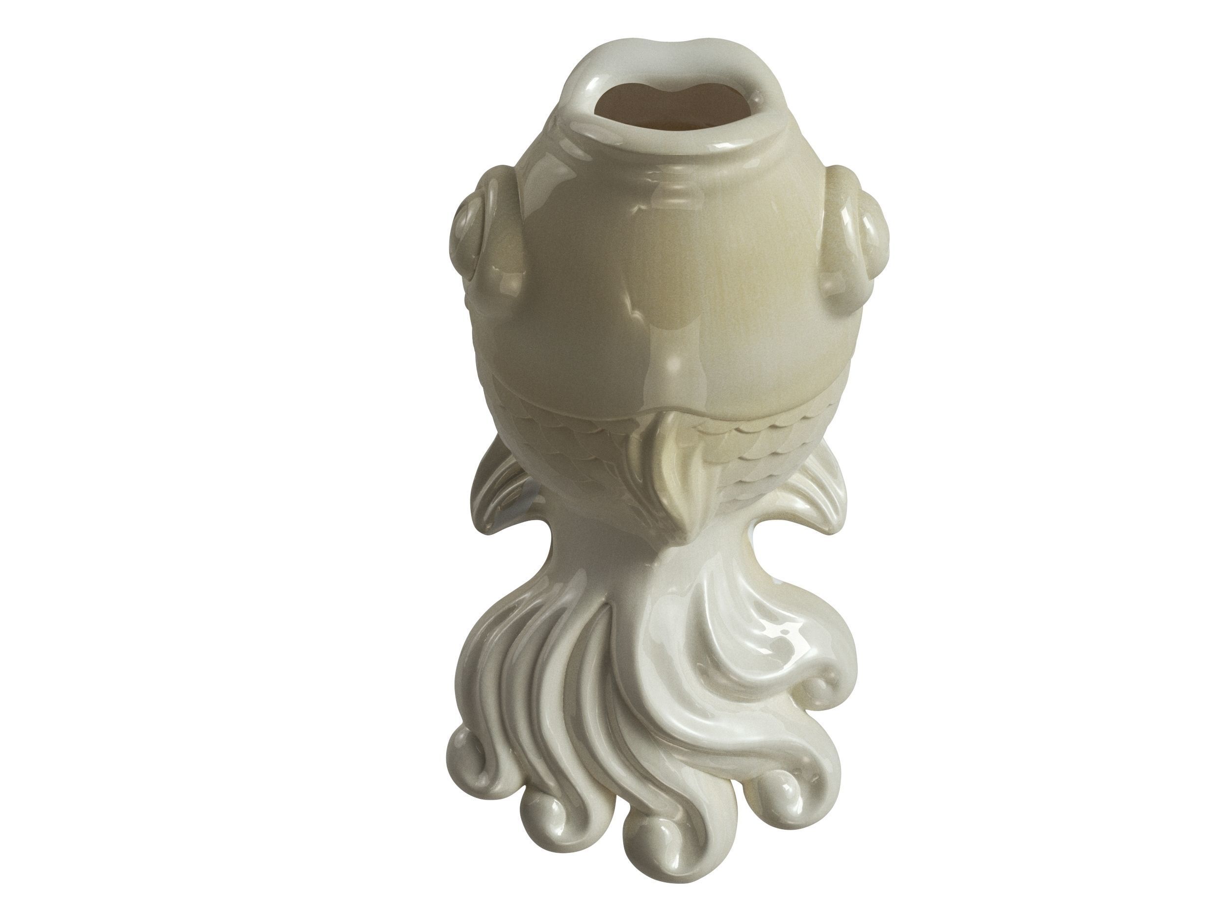 GoldFish 3D print model chinese koi fish figurine 3D print model_3