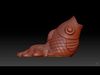 GoldFish 3D print model chinese koi fish figurine 3D print model_1