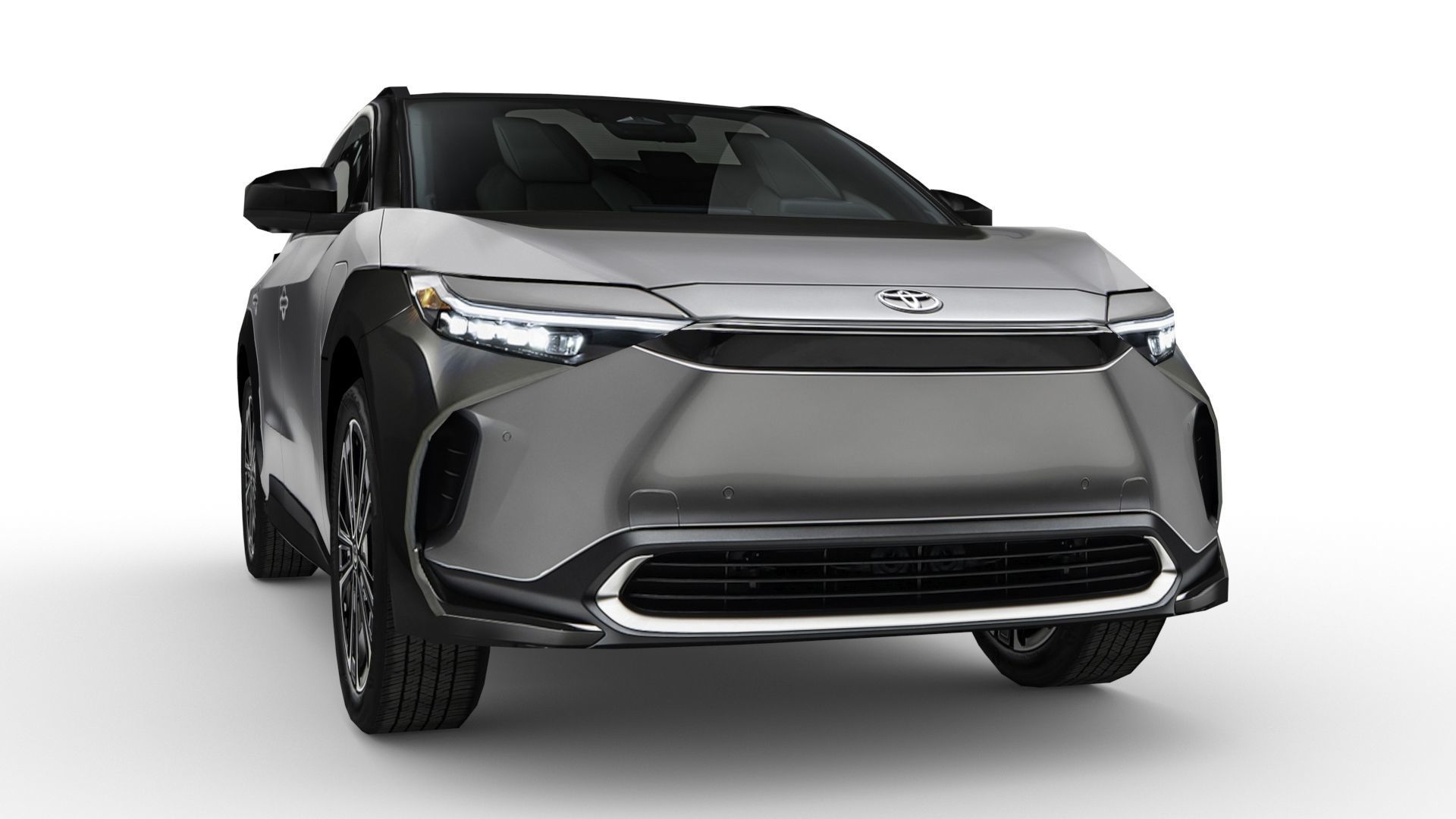 Toyota bZ4X 2023 Low-poly 3D model_1