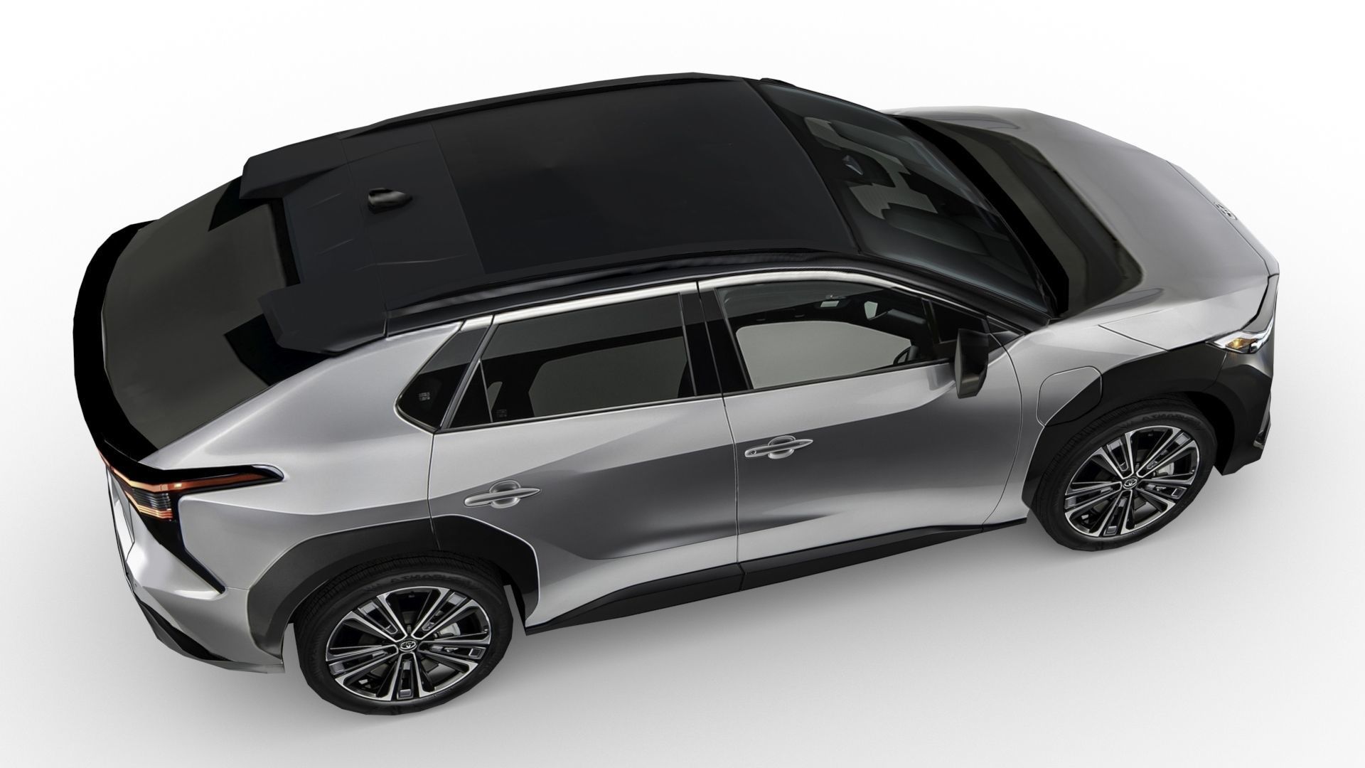 Toyota bZ4X 2023 Low-poly 3D model_7