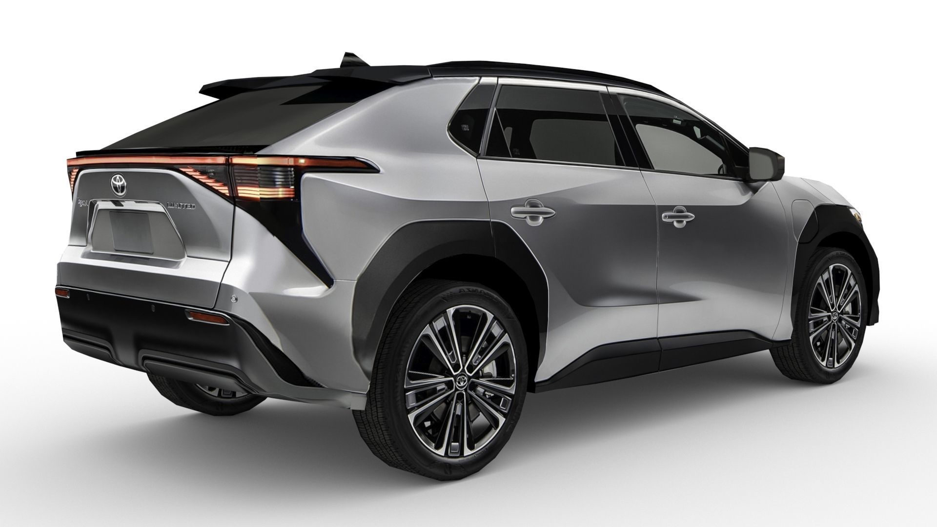 Toyota bZ4X 2023 Low-poly 3D model_5