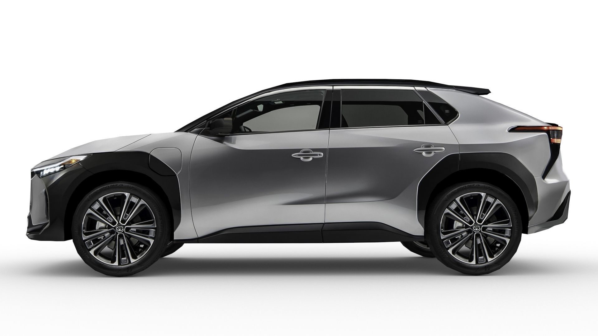 Toyota bZ4X 2023 Low-poly 3D model_3