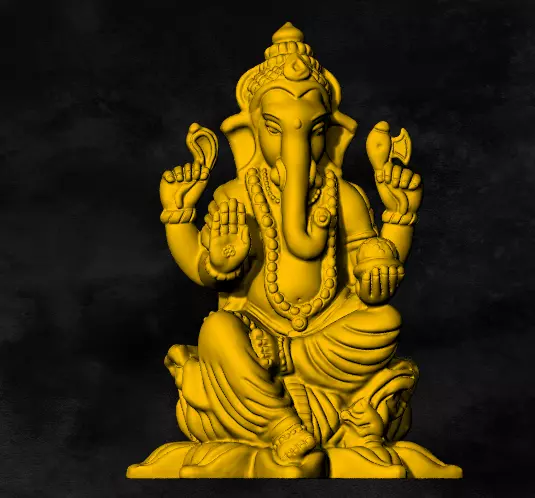 ganesh   26mm 3D print model_0
