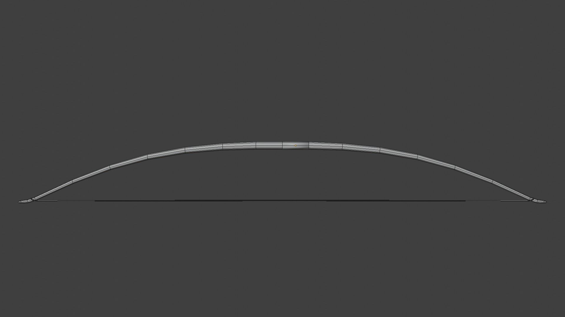 Longbow Low-poly 3D model_4