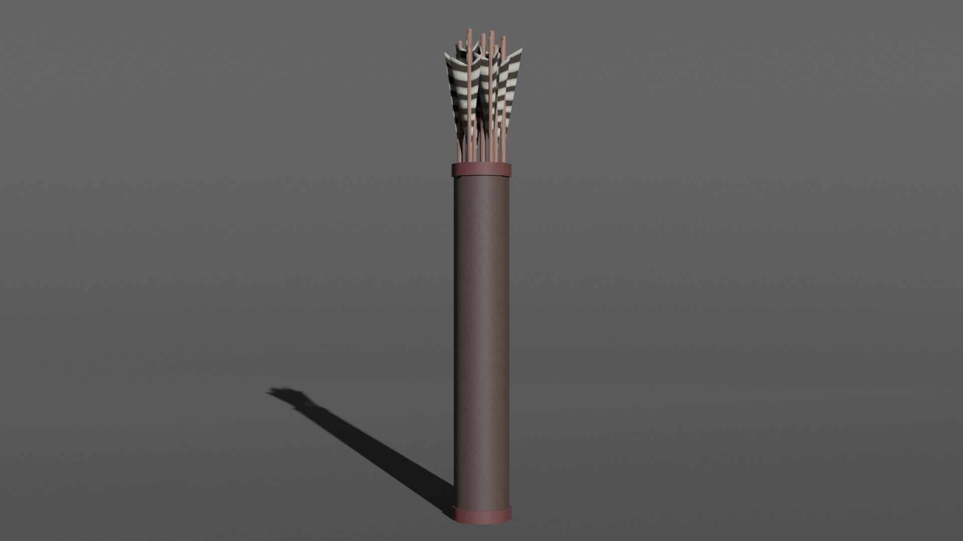 Longbow Low-poly 3D model_12