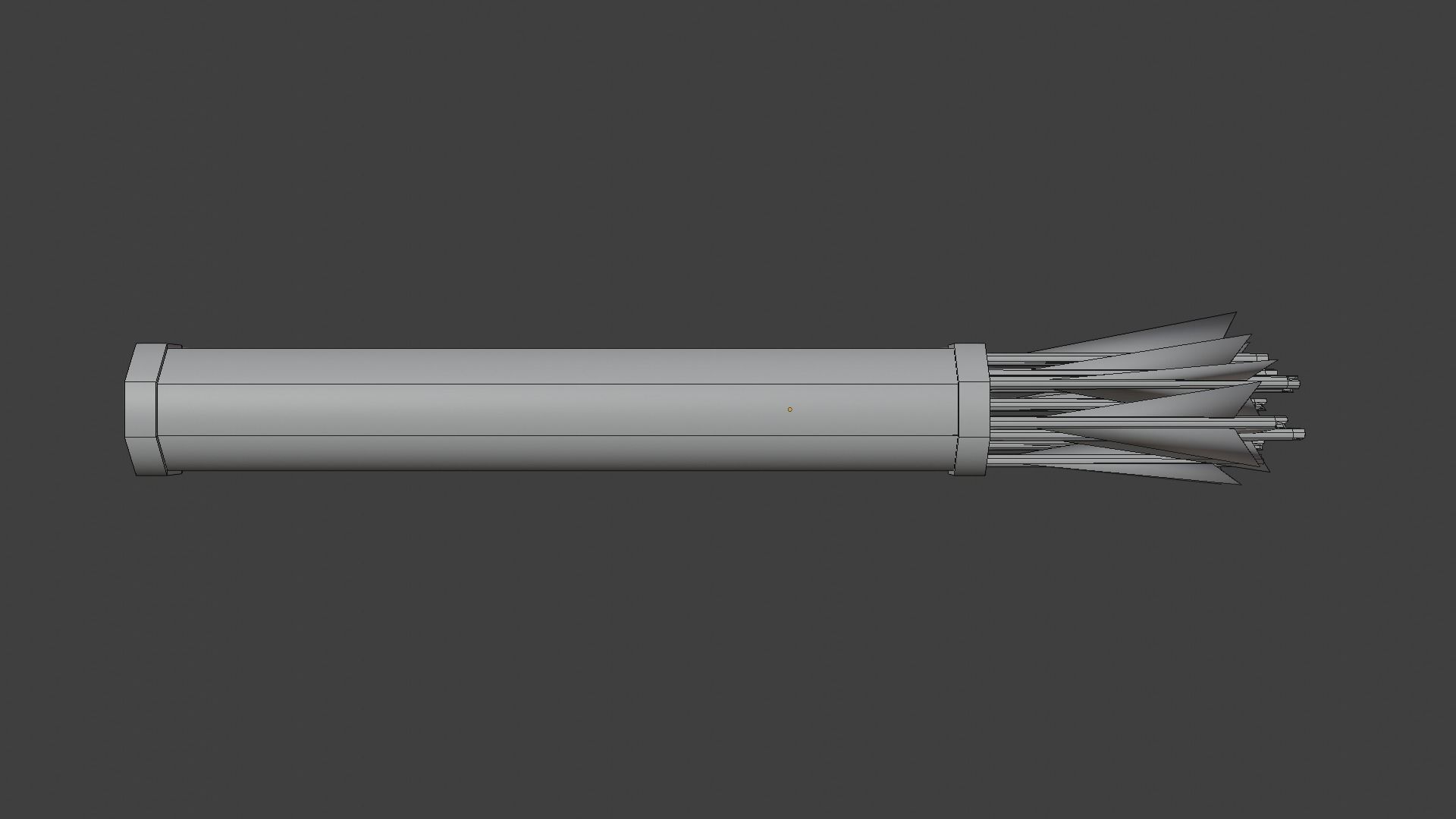 Longbow Low-poly 3D model_13