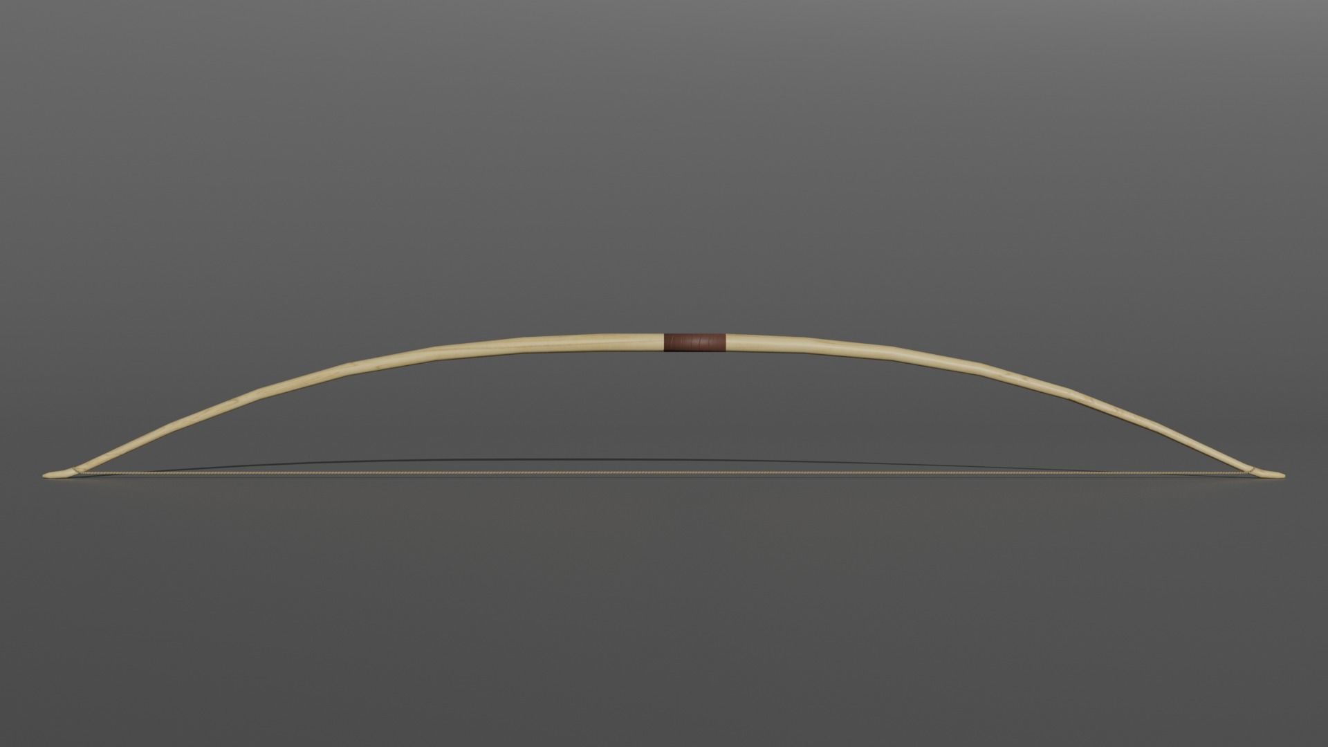 Longbow Low-poly 3D model_3