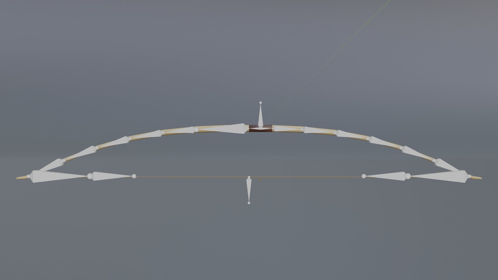 Longbow Low-poly 3D model_5