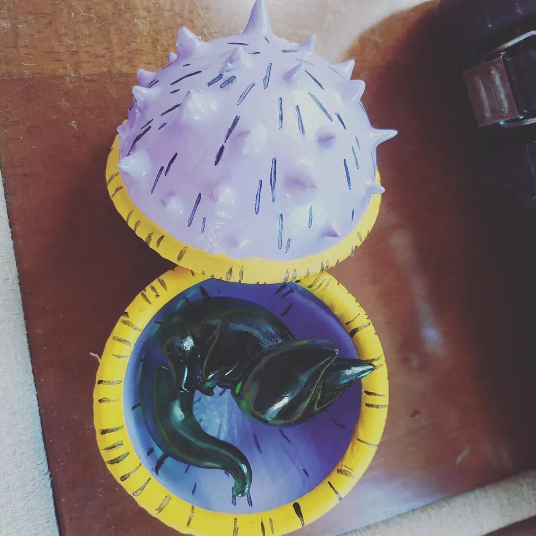 DRAGONBALL Z LARVA CELL AND COCOON 3D print model_11