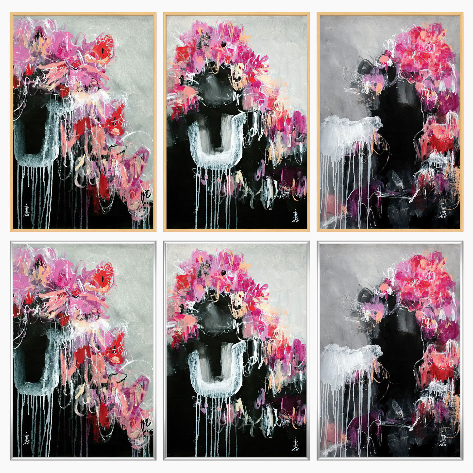 Wall Art Set 3894 3D model_2