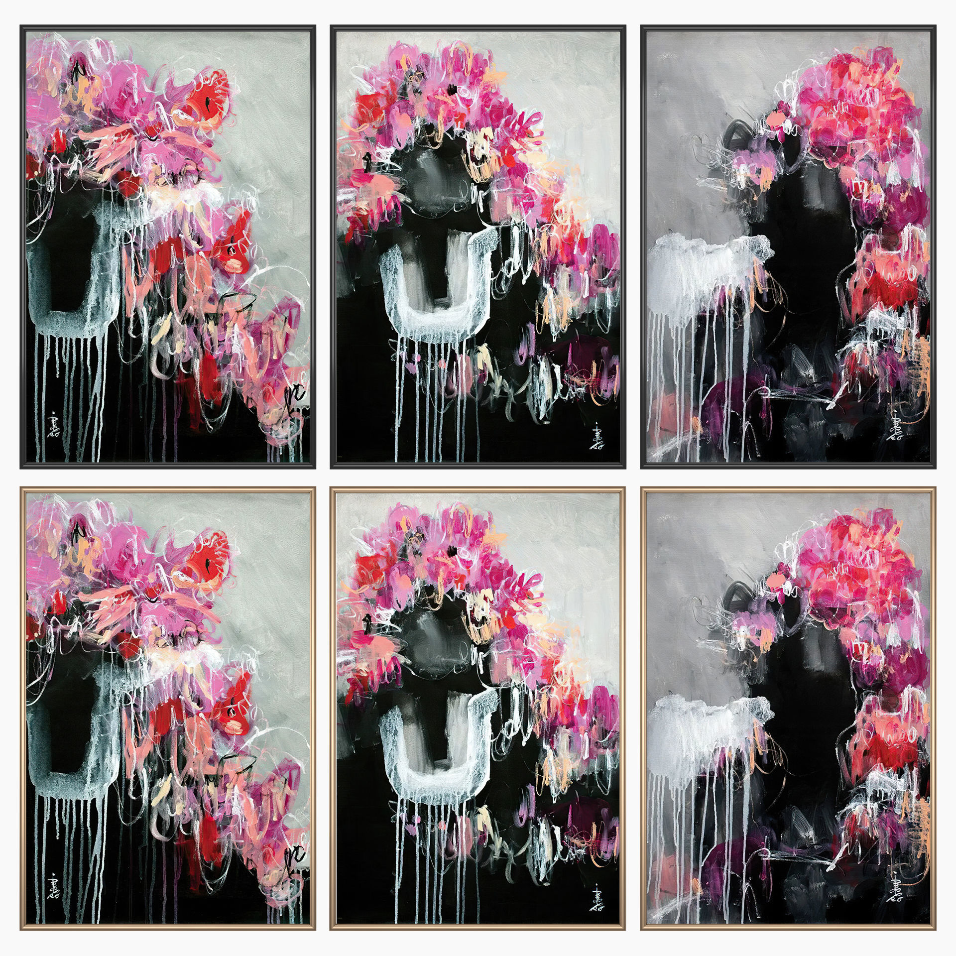 Wall Art Set 3894 3D model_1