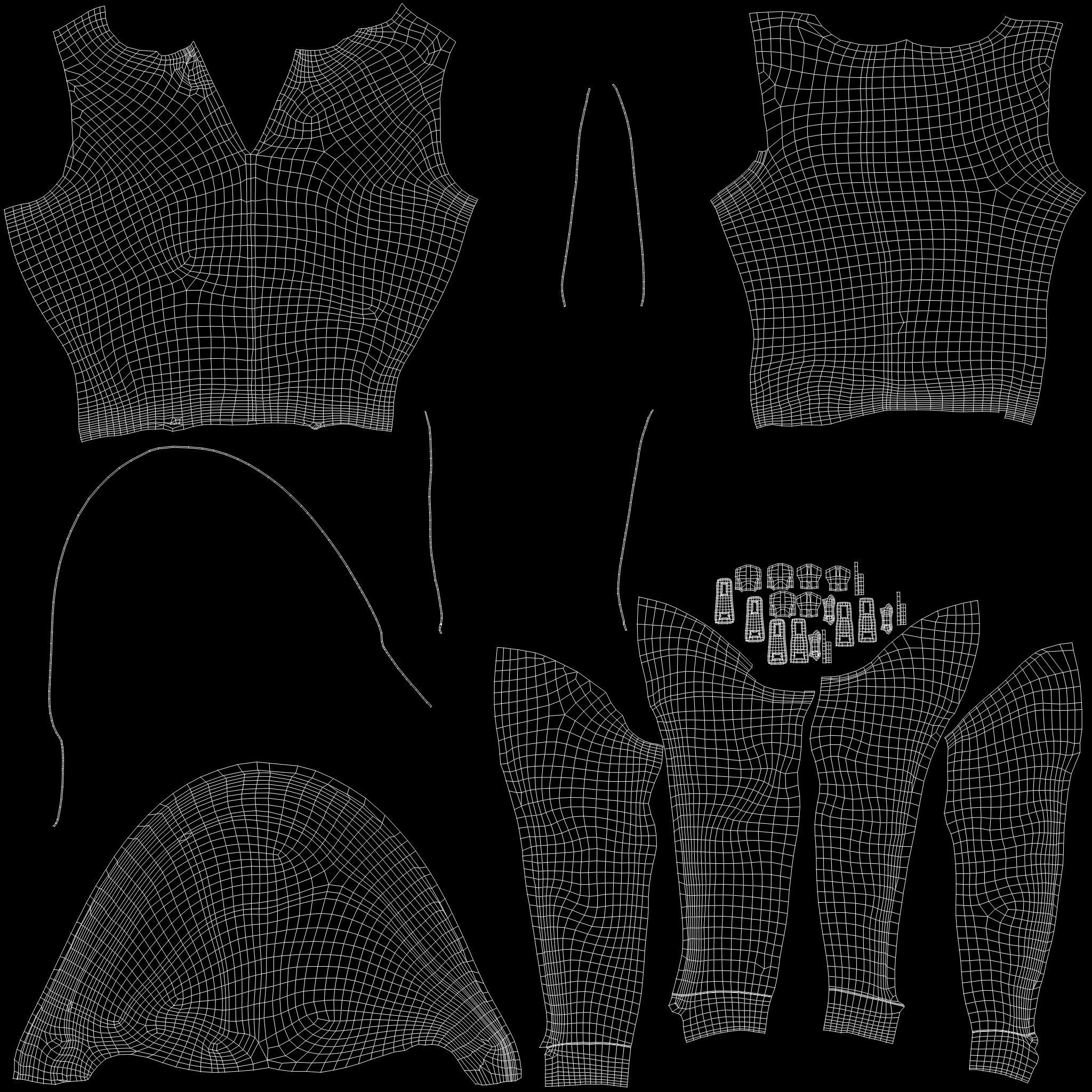 Female Hip-Hop Sports Outfit Low-poly 3D model_9