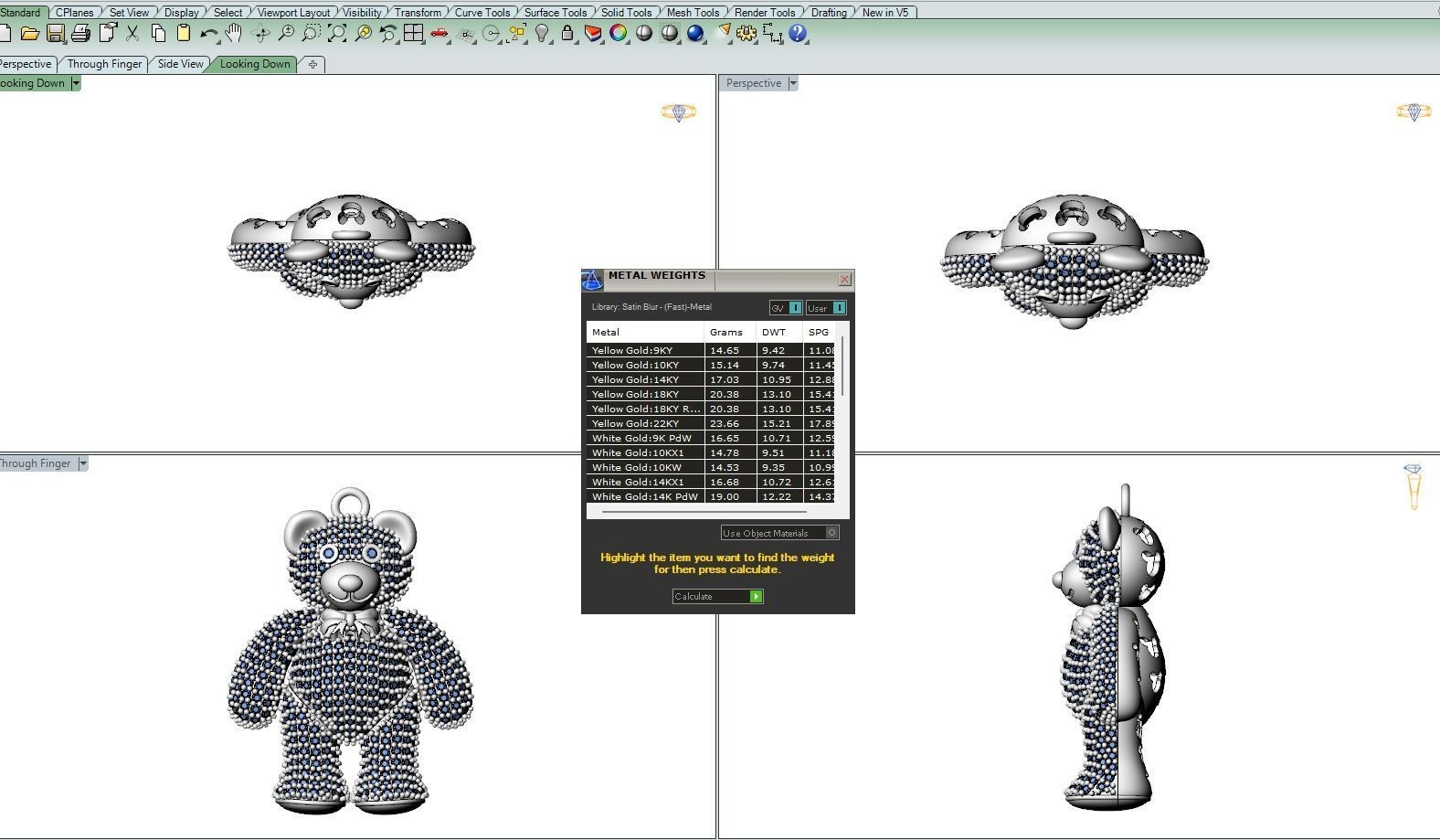 DIJE OSO  TEDDY ESCUALIZABLE-TEDDY BEAR-PENDANT 3D print model_7