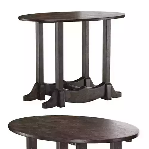 Elegant Boot Table 3D model