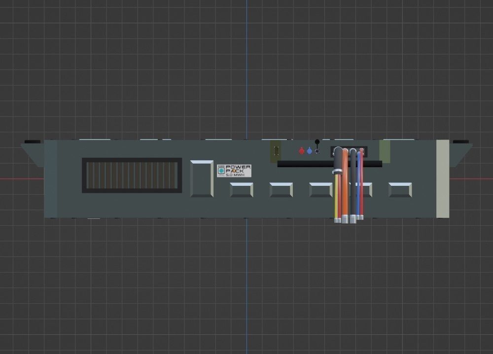 Battery Power Pack for Mars Rover 3D model_6