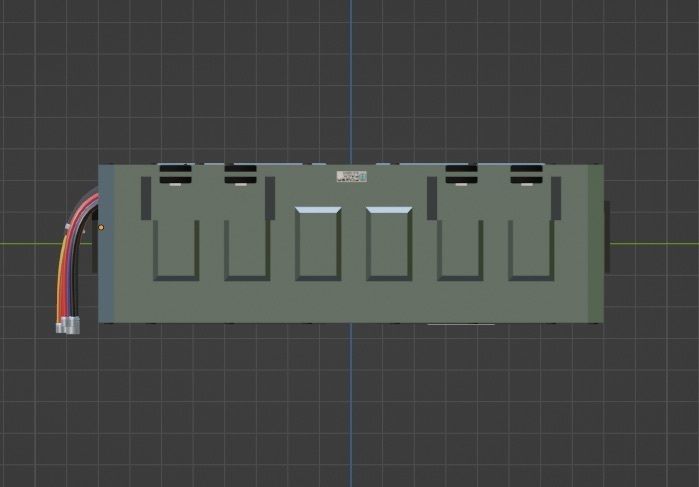 Battery Power Pack for Mars Rover 3D model_15