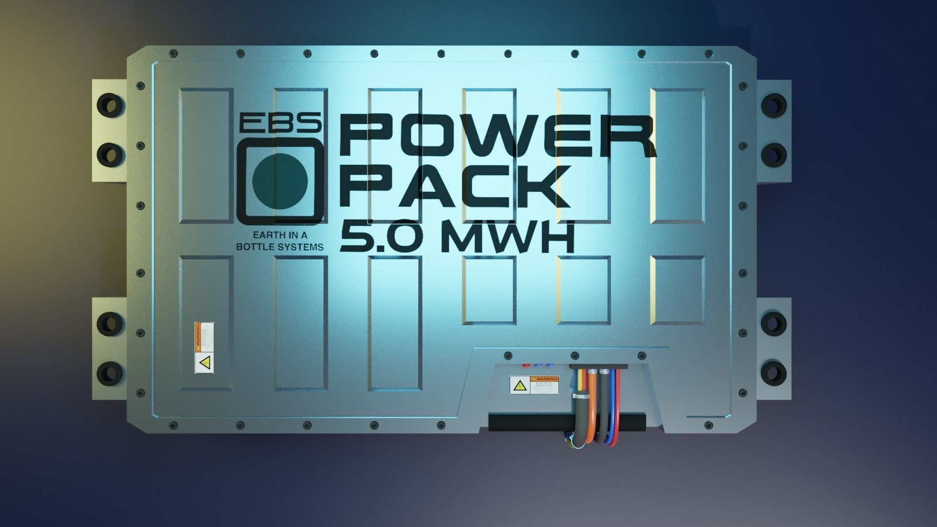 Battery Power Pack for Mars Rover 3D model_2