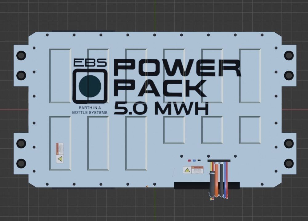 Battery Power Pack for Mars Rover 3D model_19