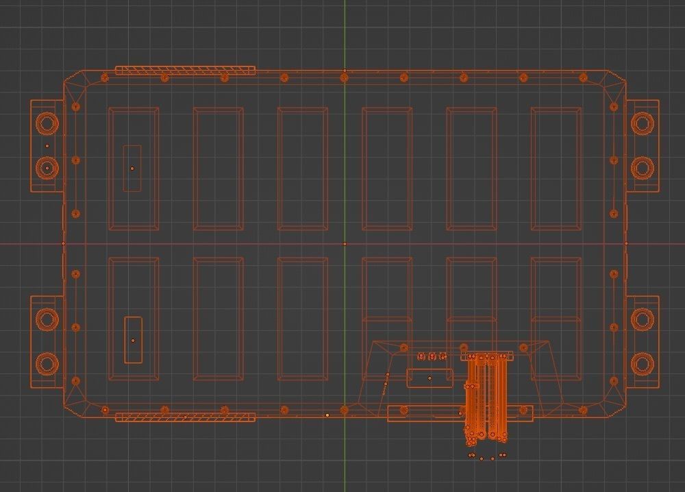Battery Power Pack for Mars Rover 3D model_21