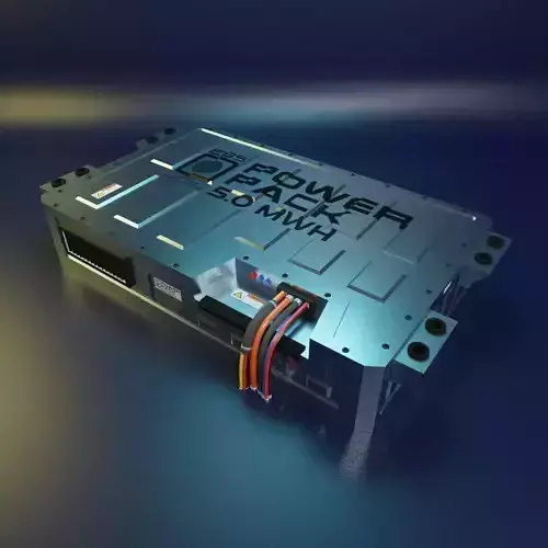 Battery Power Pack for Mars Rover 3D model