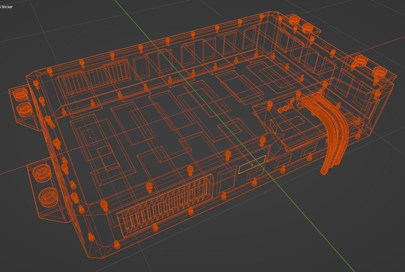 Battery Power Pack for Mars Rover 3D model_13