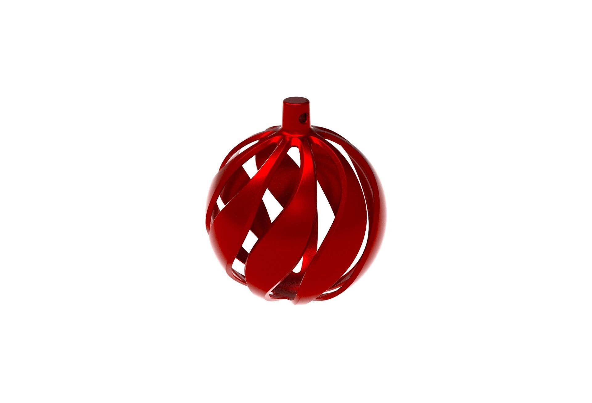 Christmas Xmas Tree Ball Decoration 3D print model_9