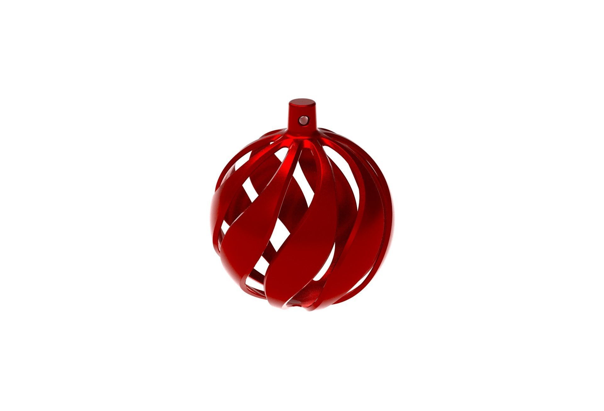Christmas Xmas Tree Ball Decoration 3D print model_11