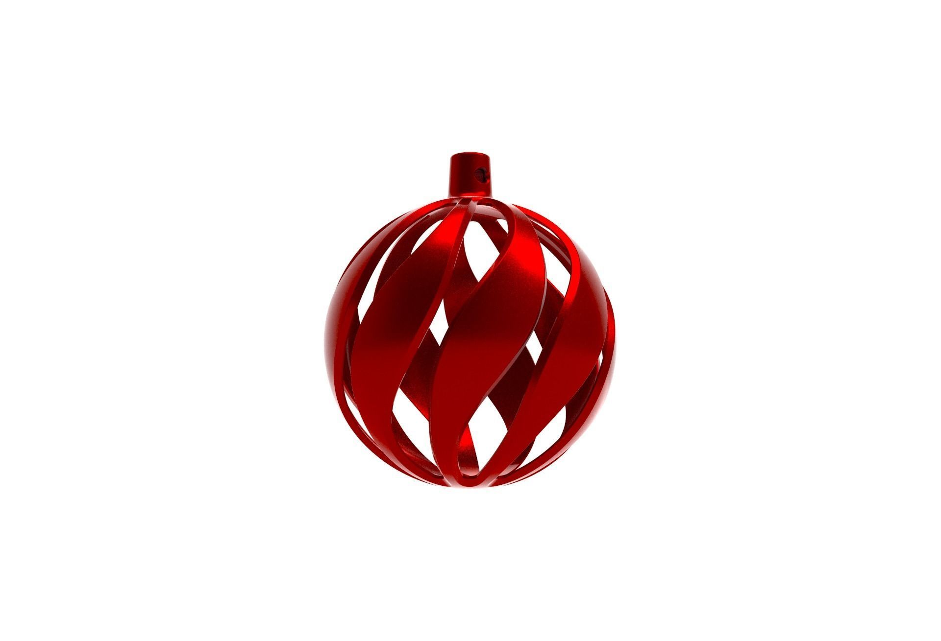 Christmas Xmas Tree Ball Decoration 3D print model_21